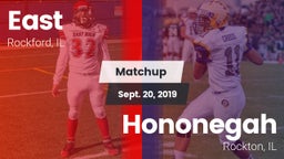 Matchup: East vs. Hononegah  2019