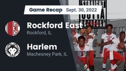 Recap: Rockford East  vs. Harlem  2022