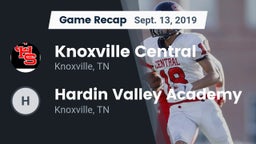 Recap: Knoxville Central  vs. Hardin Valley Academy 2019