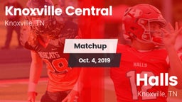 Matchup: Knoxville Central vs. Halls  2019