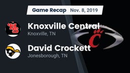 Recap: Knoxville Central  vs. David Crockett  2019