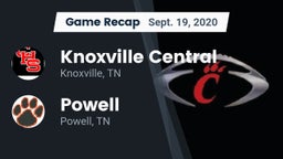 Recap: Knoxville Central  vs. Powell  2020