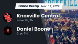 Recap: Knoxville Central  vs. Daniel Boone  2022