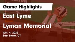 East Lyme  vs Lyman Memorial  Game Highlights - Oct. 4, 2022