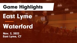 East Lyme  vs Waterford  Game Highlights - Nov. 2, 2022