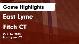 East Lyme  vs Fitch  CT Game Highlights - Oct. 16, 2023