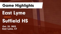 East Lyme  vs Suffield HS Game Highlights - Oct. 23, 2023