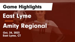 East Lyme  vs Amity Regional  Game Highlights - Oct. 24, 2023