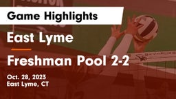 East Lyme  vs Freshman Pool 2-2 Game Highlights - Oct. 28, 2023
