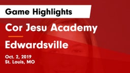 Cor Jesu Academy vs Edwardsville  Game Highlights - Oct. 2, 2019