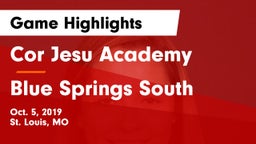Cor Jesu Academy vs Blue Springs South  Game Highlights - Oct. 5, 2019