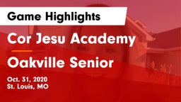 Cor Jesu Academy vs Oakville Senior  Game Highlights - Oct. 31, 2020