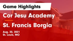 Cor Jesu Academy vs St. Francis Borgia  Game Highlights - Aug. 30, 2021