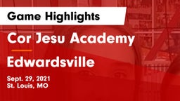 Cor Jesu Academy vs Edwardsville  Game Highlights - Sept. 29, 2021