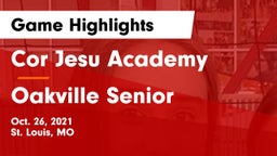 Cor Jesu Academy vs Oakville Senior  Game Highlights - Oct. 26, 2021