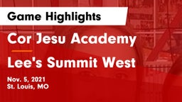 Cor Jesu Academy vs Lee's Summit West  Game Highlights - Nov. 5, 2021