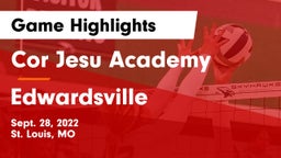 Cor Jesu Academy vs Edwardsville  Game Highlights - Sept. 28, 2022