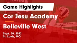 Cor Jesu Academy vs Belleville West  Game Highlights - Sept. 30, 2022