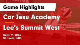 Cor Jesu Academy vs Lee's Summit West  Game Highlights - Sept. 9, 2023