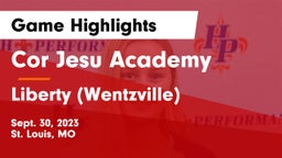 Cor Jesu Academy vs Liberty (Wentzville)  Game Highlights - Sept. 30, 2023
