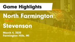 North Farmington  vs Stevenson  Game Highlights - March 4, 2020