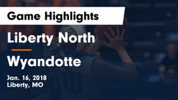 Liberty North vs Wyandotte  Game Highlights - Jan. 16, 2018