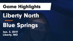 Liberty North vs Blue Springs  Game Highlights - Jan. 3, 2019
