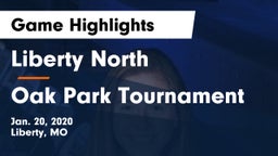 Liberty North vs Oak Park Tournament Game Highlights - Jan. 20, 2020