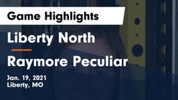 Liberty North  vs Raymore Peculiar  Game Highlights - Jan. 19, 2021