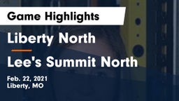 Liberty North  vs Lee's Summit North  Game Highlights - Feb. 22, 2021