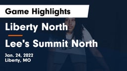 Liberty North  vs Lee's Summit North  Game Highlights - Jan. 24, 2022