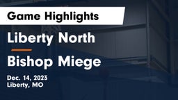 Liberty North  vs Bishop Miege  Game Highlights - Dec. 14, 2023