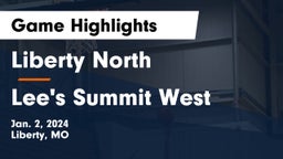 Liberty North  vs Lee's Summit West  Game Highlights - Jan. 2, 2024