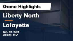Liberty North  vs Lafayette  Game Highlights - Jan. 10, 2024