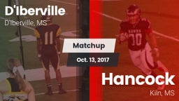 Matchup: D'Iberville vs. Hancock  2017
