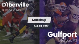 Matchup: D'Iberville vs. Gulfport  2017