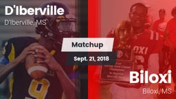 Matchup: D'Iberville vs. Biloxi  2018