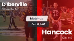Matchup: D'Iberville vs. Hancock  2018