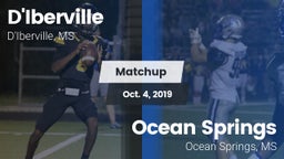 Matchup: D'Iberville vs. Ocean Springs  2019