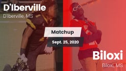 Matchup: D'Iberville vs. Biloxi  2020
