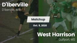 Matchup: D'Iberville vs. West Harrison  2020
