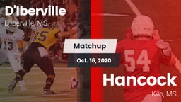Matchup: D'Iberville vs. Hancock  2020