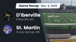 Recap: D'Iberville  vs. St. Martin  2020