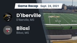 Recap: D'Iberville  vs. Biloxi  2021