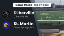 Recap: D'Iberville  vs. St. Martin  2023