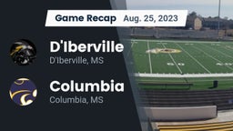 Recap: D'Iberville  vs. Columbia  2023