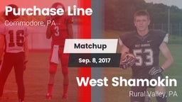 Matchup: Purchase Line vs. West Shamokin  2017