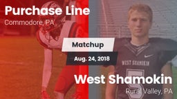 Matchup: Purchase Line vs. West Shamokin  2018