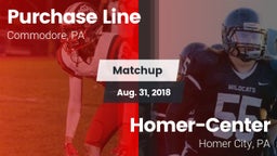 Matchup: Purchase Line vs. Homer-Center  2018