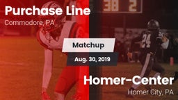 Matchup: Purchase Line vs. Homer-Center  2019